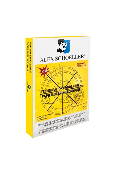 Alex Schoeller Teknik Resim Kağıdı A4 200 Gr. 100'lü