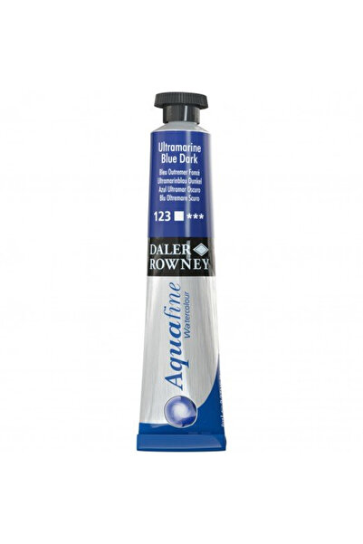 Daler Rowney Aquafine Tüp Sulu Boya 8ml - 123 Ultramarine Blue Dark