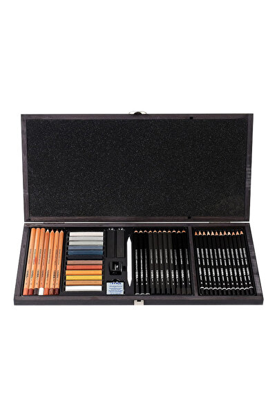 LYRA Rembrandt Eskiz Çizim Seti 47 Parça Ahşap Kutulu