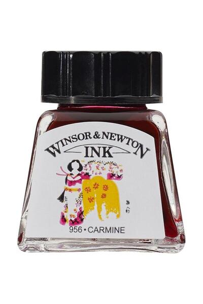 Adel Winsor & Newton Çini Mürekkebi 14ml - Carmine