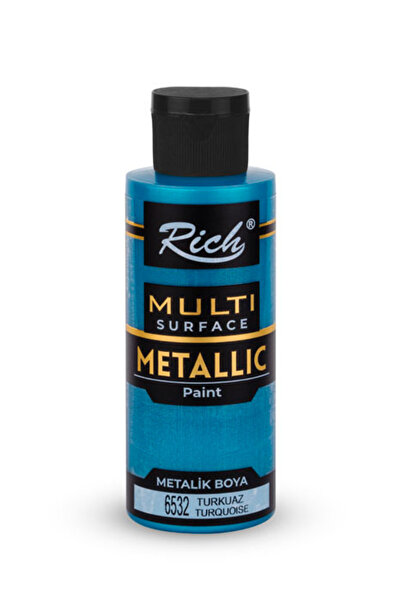 Rich Multi Surface Metalik Akrilik Boya 120 cc. - Turkuaz 6532