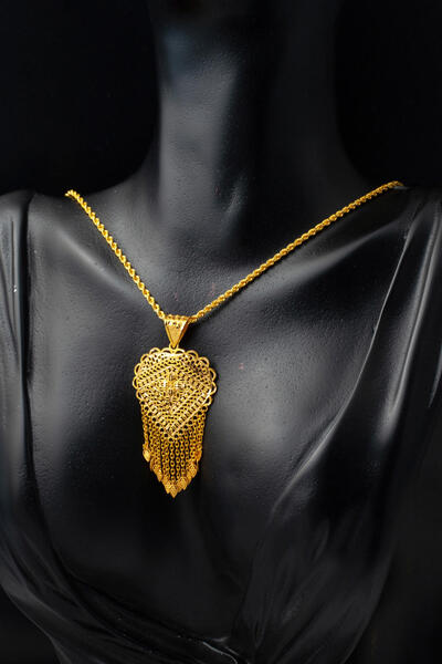 Bilezikci Hint İşi 22 Ayar Altın Kolye