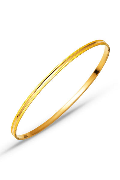 Oluklu 22 Ayar Altın Bilezik 9 gr.