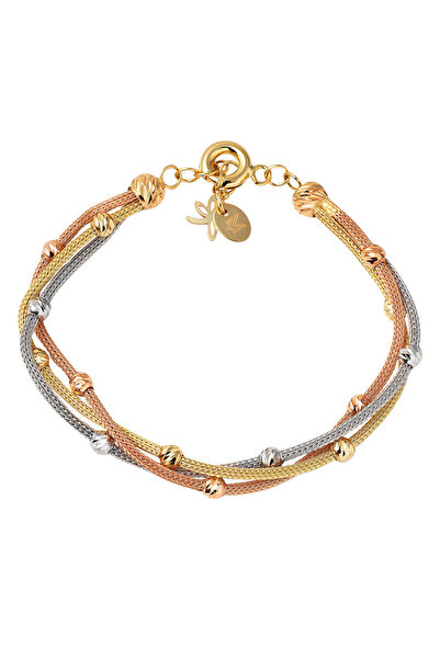 Bilezikci Yakamoz Tria Zincir Altın Bileklik