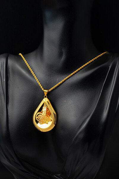 Bilezikci 22 Ayar Altın Tuğralı Kolye