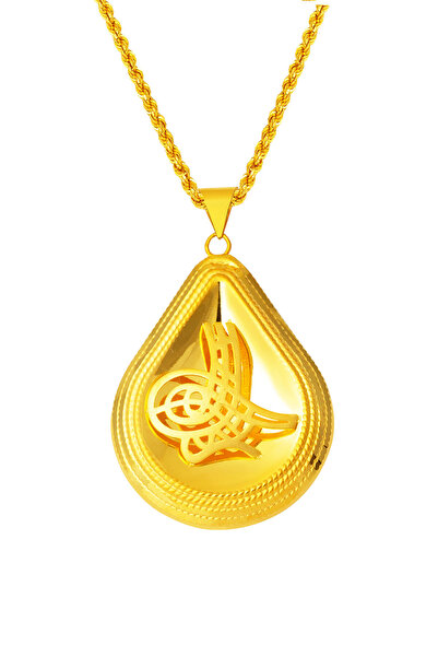 Bilezikci 22 Ayar Altın Tuğralı Kolye