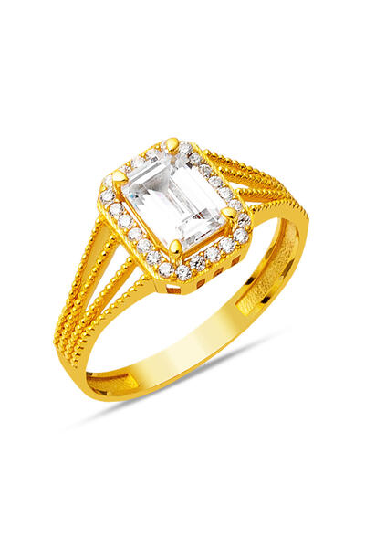 Bilezikci 22 Ayar Altın Baget Yüzük