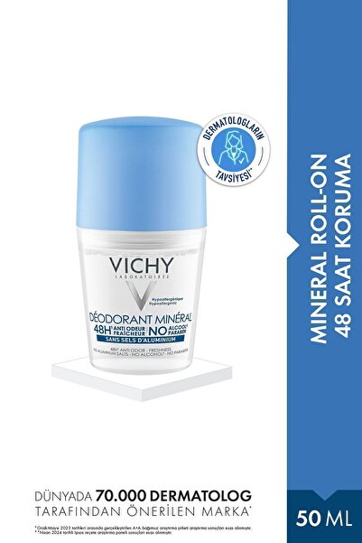 Vichy Tazelik ve Ferahlık Veren Mineral İçeren Etkili Roll-On 50 m Passi.3843