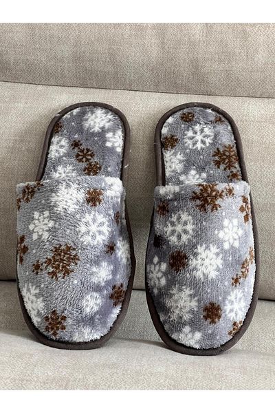 Mina Дамски зимни килими Чехли Домашни чехли Памучни дамски чехли
