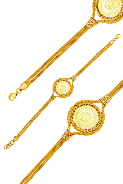 Bilezikci Trend 22 Ayar Çeyrekli Altın Bileklik