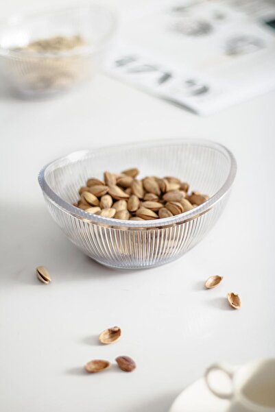 Depa Acrylic Baroque Transparent Oval 4-Piece Small Bowl Set & Snack Bowl & Presentation & Catering (Not Glass)