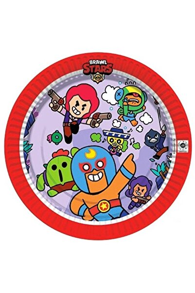 BalonEvi TABAK BRAWL STARS 23 CM 8 ADET