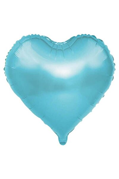 Adana Pasta Malzemeleri ورقة بالون القلب الأزرق بقياس 24 بوصة
