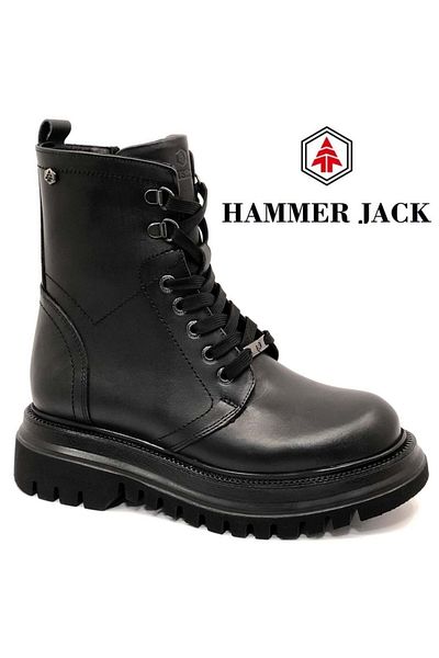 Hammer Jack 102-24730-z Soloj Δερμάτινες Μαύρες Unisex Μακριές Μπότες