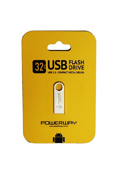 Qirora ذاكرة فلاش USB 2.0 معدنية سعة 32 جيجابايت (4614)