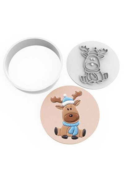 Adana Pasta Malzemeleri Seat Deer Cookie Stamp Cutter Set Rp21212
