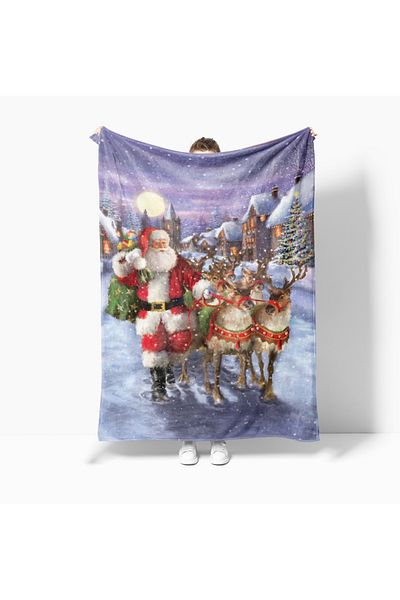 Home Nevresimhome Single 3D Dimensional Fleece Blanket
