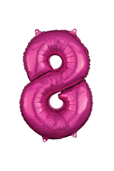Adana Pasta Malzemeleri 8 Pink 34 Inch Foil Balloons