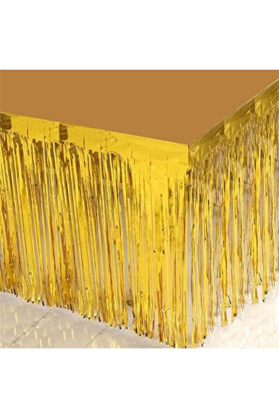 Adana Pasta Malzemeleri Μεταλλικό Τραπέζι Πουφές Χρυσό