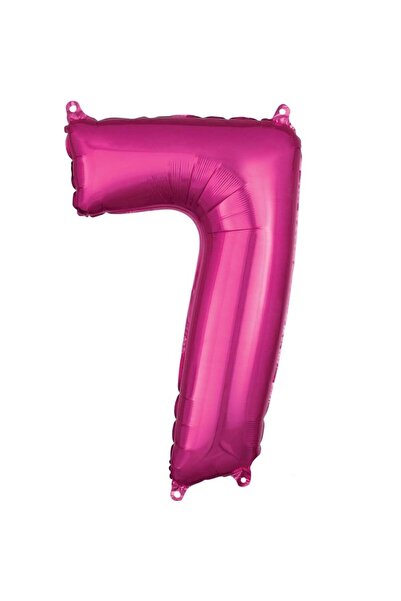 Adana Pasta Malzemeleri 7 Pink 34 Inch Foil Balloons