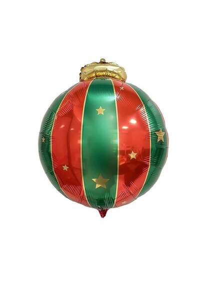 Adana Pasta Malzemeleri CHRISTMAS BALL FOIL BALLON 70 CM - 54 CM 4783 CHRISTMAS