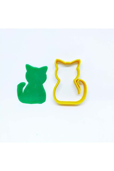 Adana Pasta Malzemeleri Cat Cookie Mold 8 cm