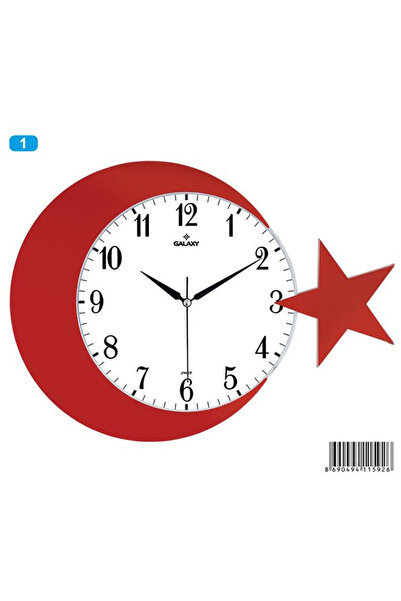 Genel Markalar Galaxy Duvar Saati Ay Yıldız Royaleks-1665
