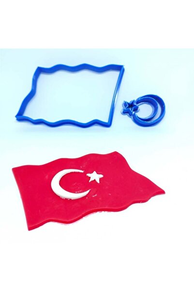 Adana Pasta Malzemeleri قالب كوكيز بعلم تركيا 8 سم