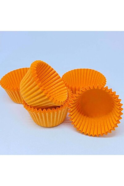 Adana Pasta Malzemeleri كبسولة رقم: 1 برتقالية 100 قطعة 30X23 مم