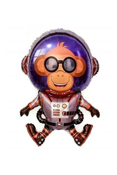 Adana Pasta Malzemeleri 38 inch astronaut monkey foil balloon 0181