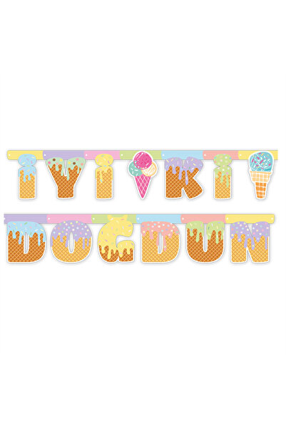 Adana Pasta Malzemeleri Set de înghețată La mulți ani 2.0 Mt