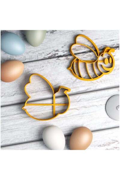 Adana Pasta Malzemeleri Flying Bee Cookie Mold and Cutter 8 cm