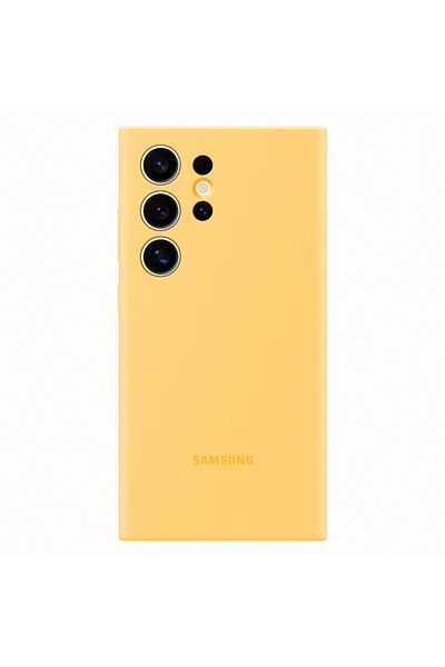 Samsung Galaxy S24 Ultra Silicone Case - Yellow