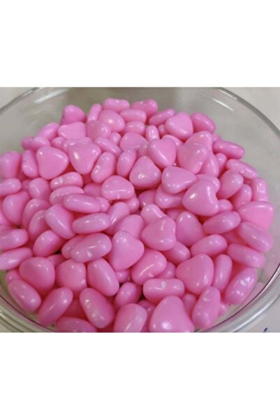 Adana Pasta Malzemeleri Renkli Şeker Kalp Pembe 100 gr