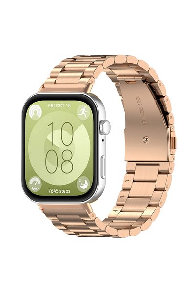 İncisoft ساعة Huawei Watch Fit 3 / Fit 4 / Fit 4 Pro المتوافقة مع سوار معدني من الفولاذ المقاوم للصدأ