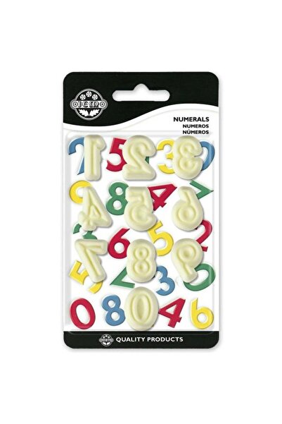 Adana Pasta Malzemeleri Numbers printing transfer set 2.5 cm