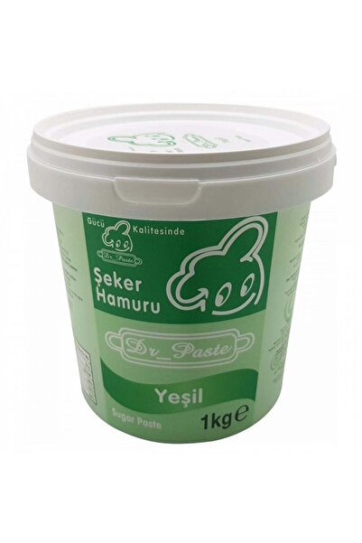 Genel Markalar Dr Paste Yeşil Şeker Hamuru 1 Kg – Pasta Kaplama ve Figür Yapı...