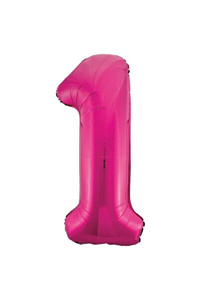 Adana Pasta Malzemeleri 1 Pink 34 Inch Foil Balloon