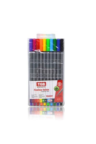 TGB 10 Colors Fineliner 0.4mm