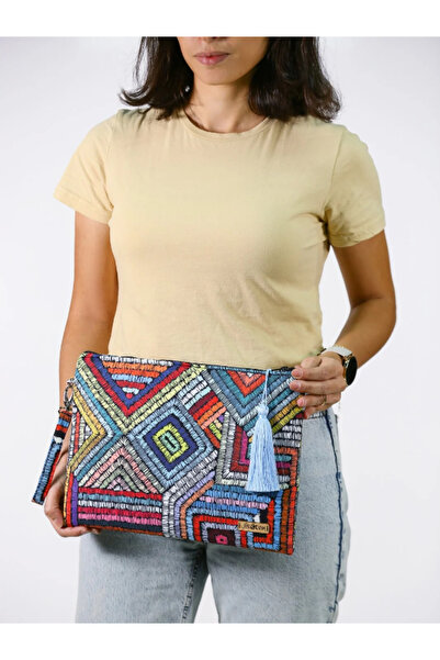 Tasarım حقيبة مخلب منقوشة ملونة