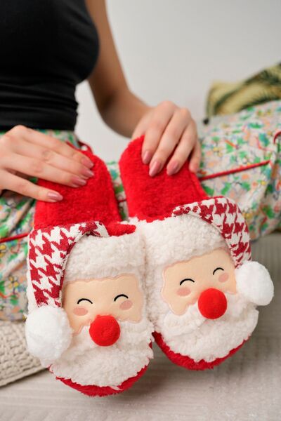 N MODA Noel Baba Yılbaşı Terliği Ev Pandufu Ev Terliği Misafir Terliği NOEL BABA