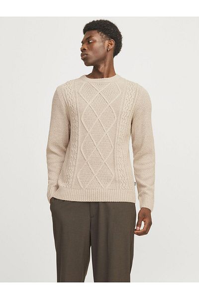 Jack & Jones Premium Strickpullover Einfarbig Strickpullover