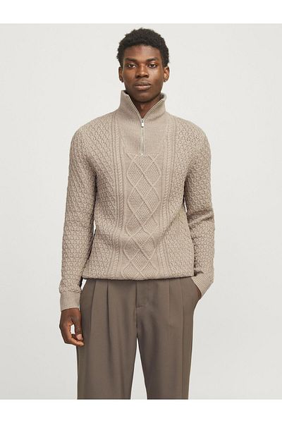 Jack & Jones Premium Strickpullover Einfarbig Strickpullover