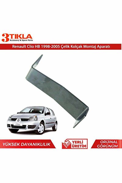 3 Tıkla Renault Clio HB 1998-2005 Çelik Kolçak Kol Dayama Montaj Ayağı