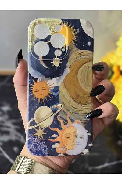 SUPER FRAME حافظة هاتف شفافة مطبوعة متوافقة مع هاتف Iphone 16 PRO MAX