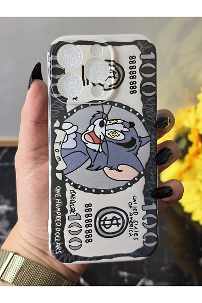 SUPER FRAME حافظة هاتف شفافة مطبوعة متوافقة مع هاتف Iphone 16 PRO MAX