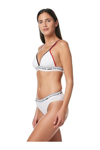 U.S. Polo Assn. Women's Nova Bustier/Bralet and Slip Suit- Mer.6.6.D.E.D.92.Us.2.P5.L/4.