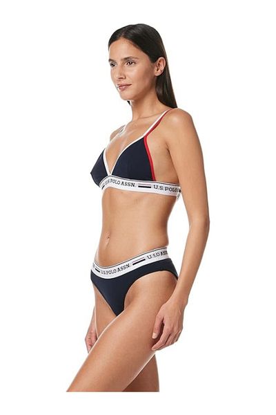 U.S. Polo Assn. Women's Nova Bustier/Bralet and Slip Suit- Mer.6.6.D.E.D.92.Us.2.P5.L/4.