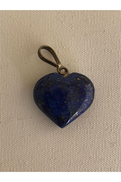 Hasyılmaz Doğal Lapis Lazuli Taşı Kalp Kolye Ucu 1,6-2,0cm