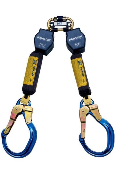 DBI-SALA Dbi Sala Nano-Lok Double Arm Recoil Arresting Fall Arrester 1.8 m 3101473 - Work Safety High to Low